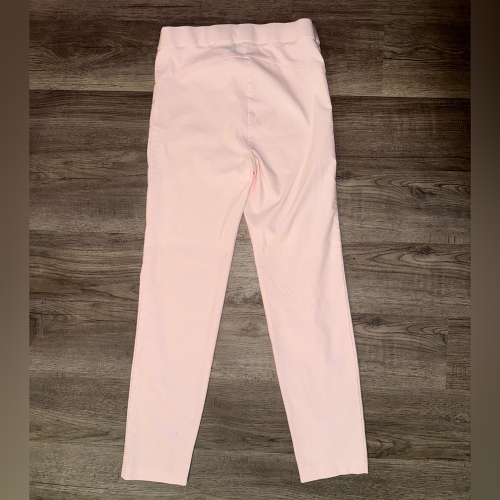 Ellen Tracy Women's Pink Slim Fit Ankle Pull On Dress Pants, Small - Picture 2 of 4